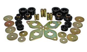 Toyota Pickup Body Mount Set - Energy Suspension - Hyper-Flex Polyurethane - Black - `01-`04